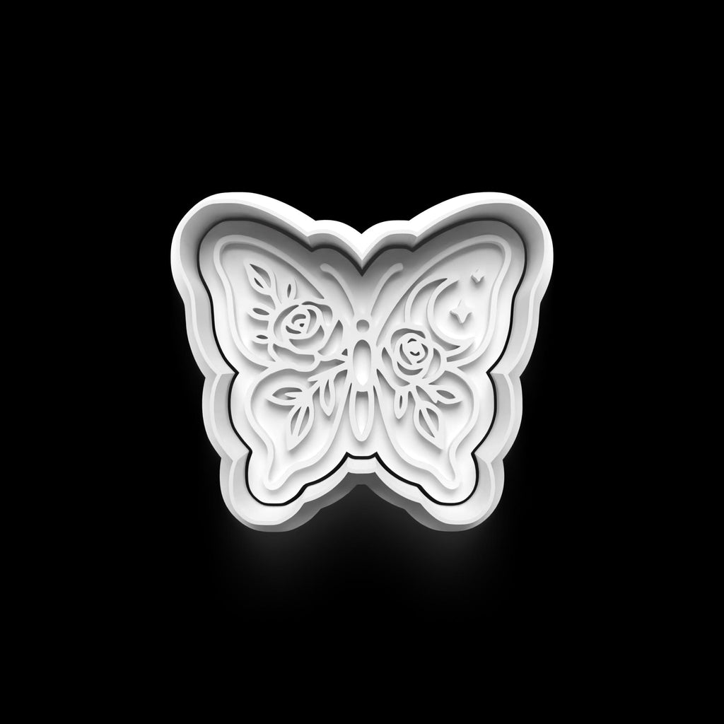 Butterfly Cookie Cutter: 3D Printed Fondant Clay Cutter