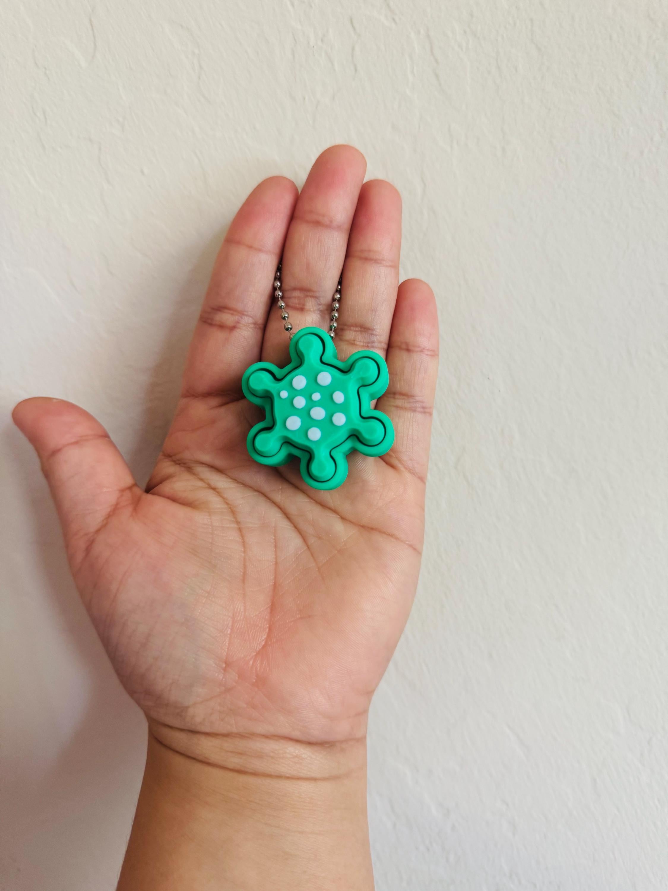 Care Clicker Keychain: Bandaid, Syringe, Virus Designs