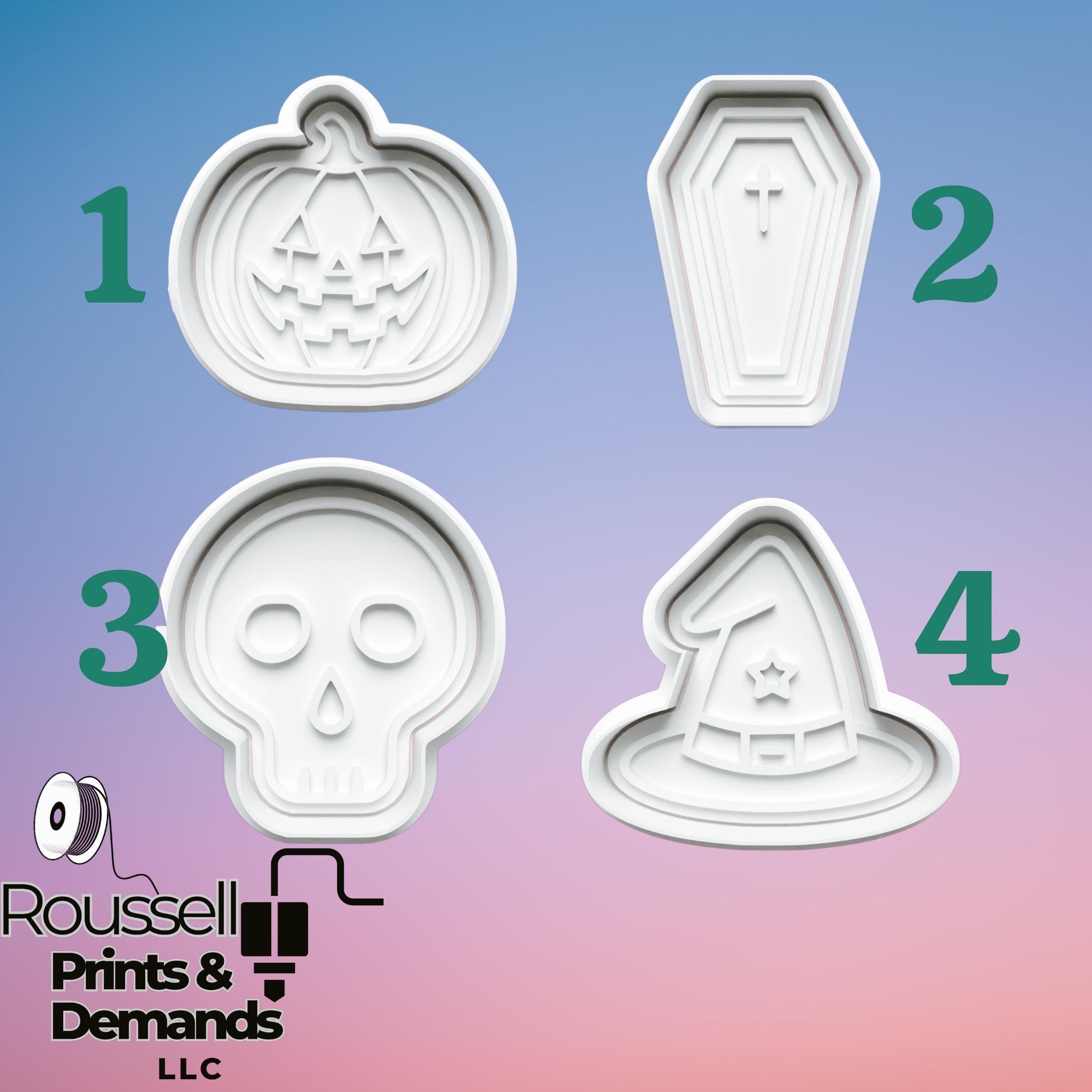 Halloween Cookie Cutter: 3D Printed Fondant Clay Cutter