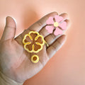 3D Printed Flower Clay Cutter Set: Floral Earring DIY
