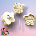Baby Shower Theme Cake pop mold 3d printed