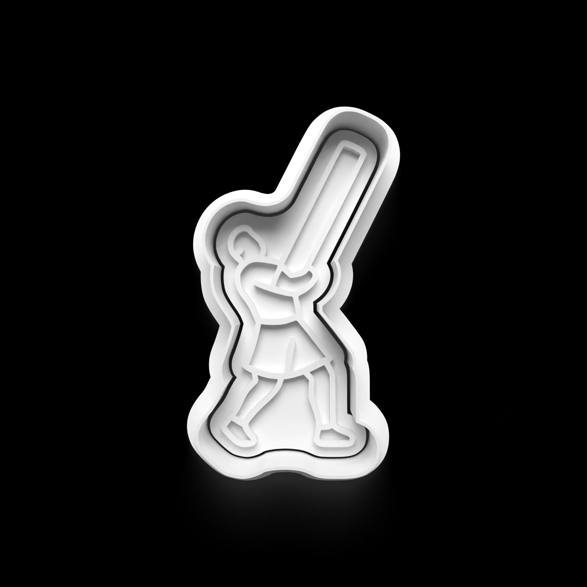 Scottish Game Cookie Cutter: 3D Printed Fondant Clay Cutter