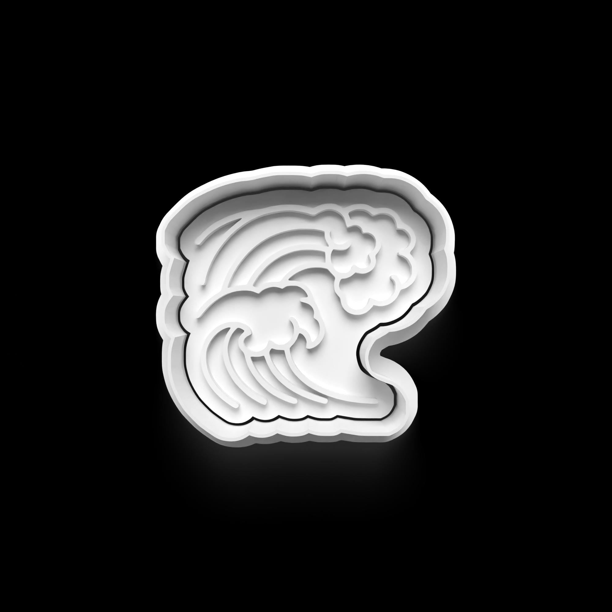 Asian Symbol Cookie Cutter: 3D Printed Fondant & Clay Cutter