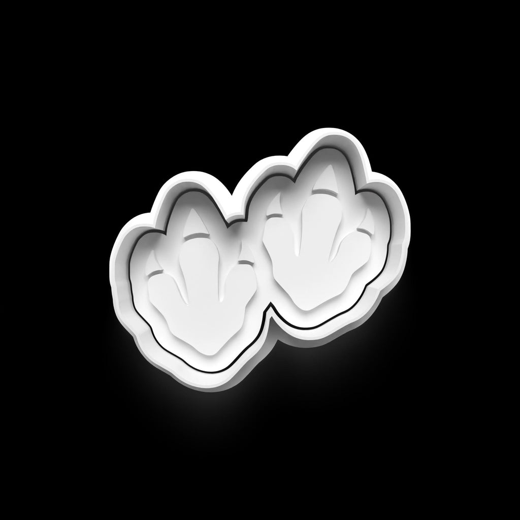 Dino Cookie Cutter: 3D Printed Fondant & Clay Cutter