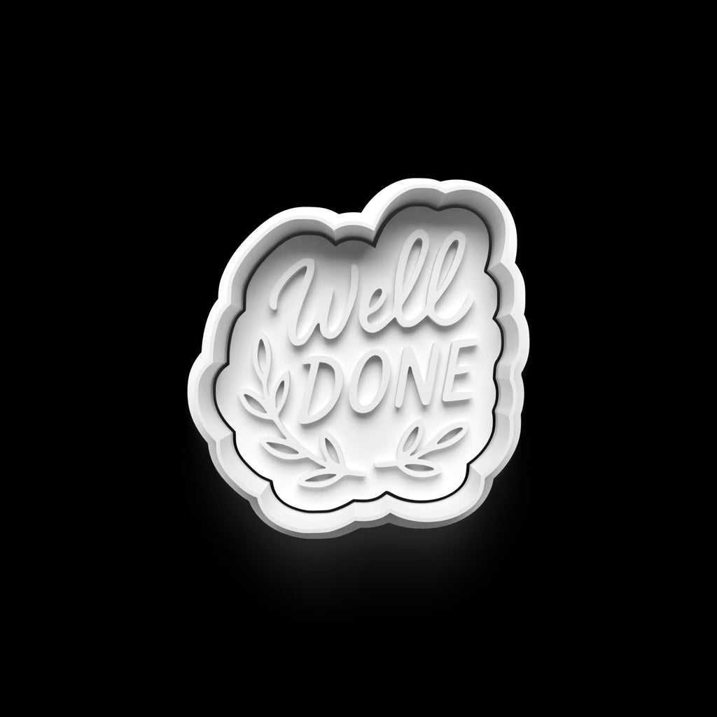 Congratulation  Theme Cookie Cutter: 3D Printed Fondant & Clay Cutter