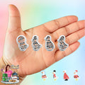 Christmas Duck Pack polymer clay cutter