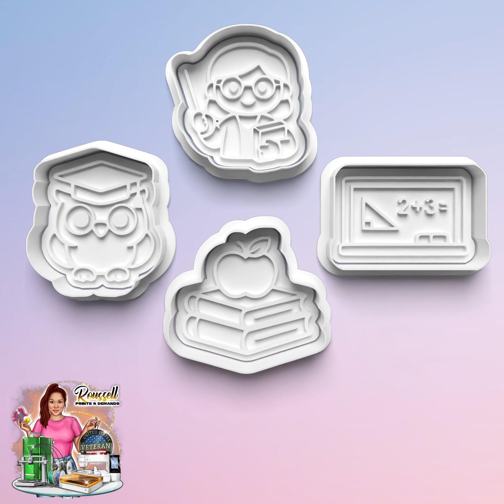 Teacher theme Cutter Cookie cutter