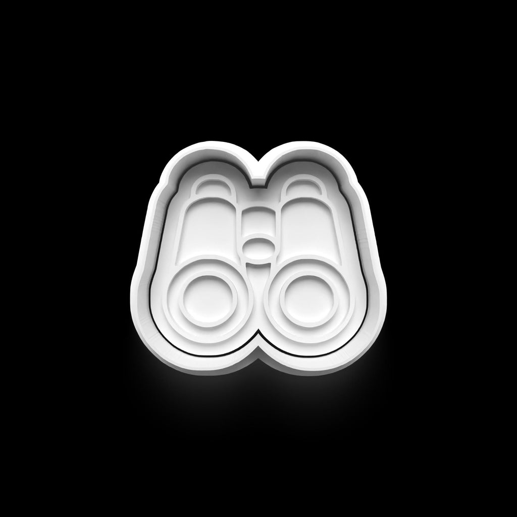 Safari Theme Cookie Cutter Set: Lion, Jeep, Binoculars, Hat (3D Printed)