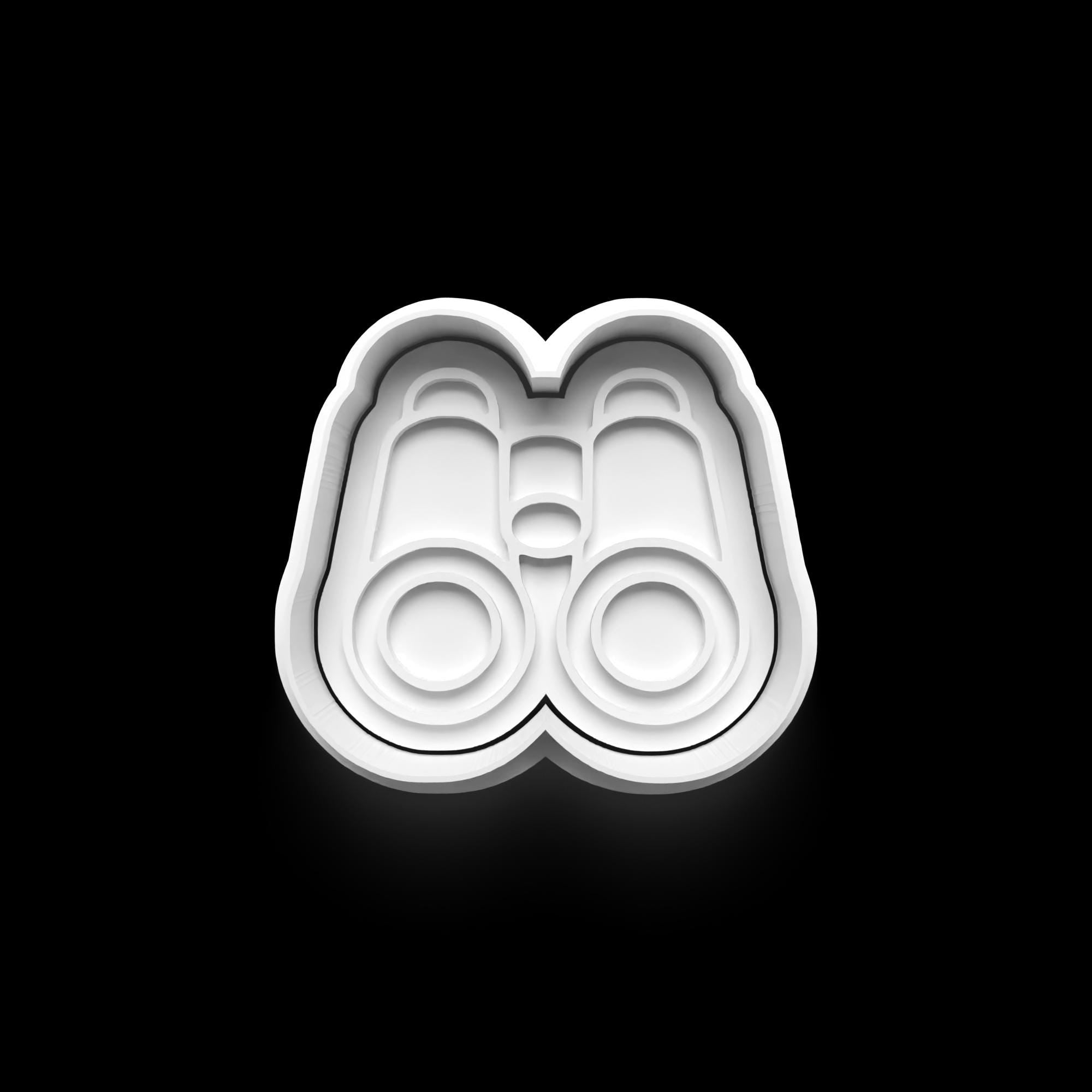 Safari Theme Cookie Cutter Set: Lion, Jeep, Binoculars, Hat (3D Printed)