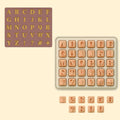 Alphabet Stamps: 12mm Clay & Fondant Letterpress