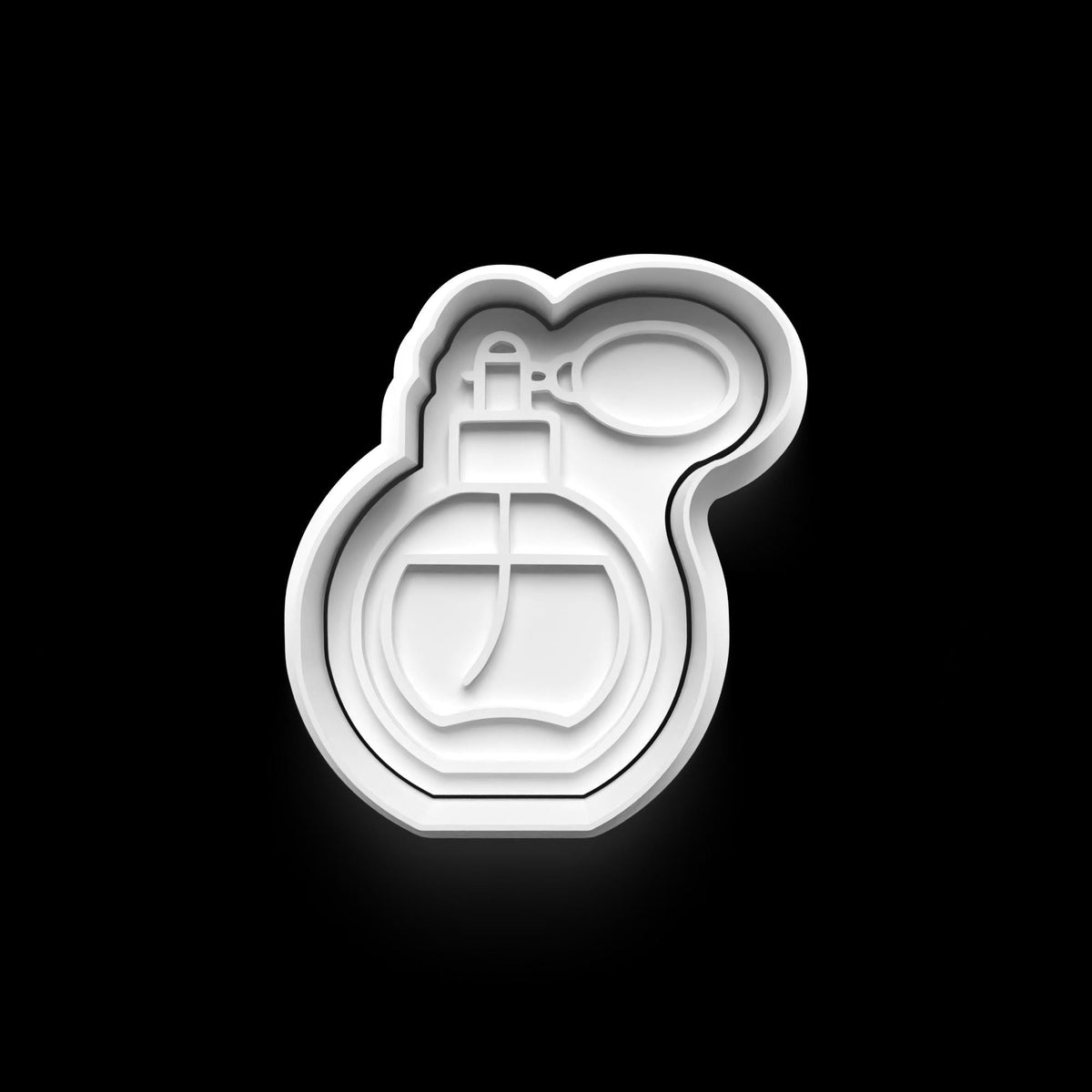 Perfume Theme: 3D Printed Fondant, Clay Cutter Cookie cutter