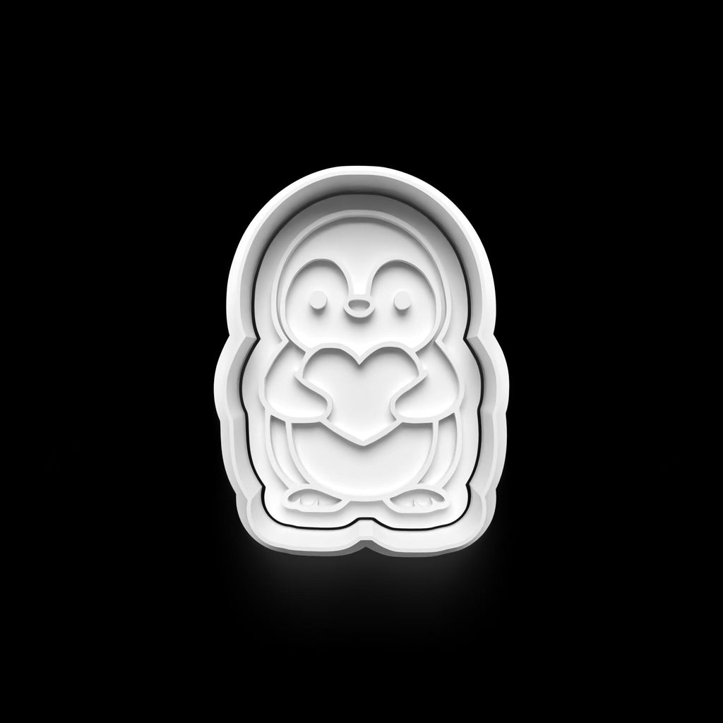 Penguin Cookie Cutter/ Clay Cutter: 3D Printed Fondant & Clay Cutter