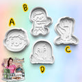 3D Printed Halloween Zombie Cookie Cutter: Fondant & Clay Cutter