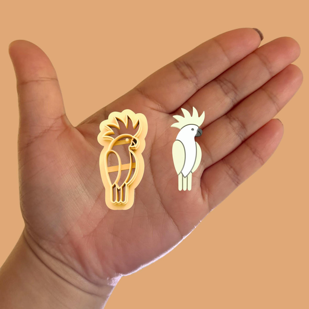 Cacatua Bird Clay Cutter: Tropical Polymer Clay Tool
