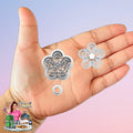 Ornamental Blossom Outline A Clay cutter 3d Printed