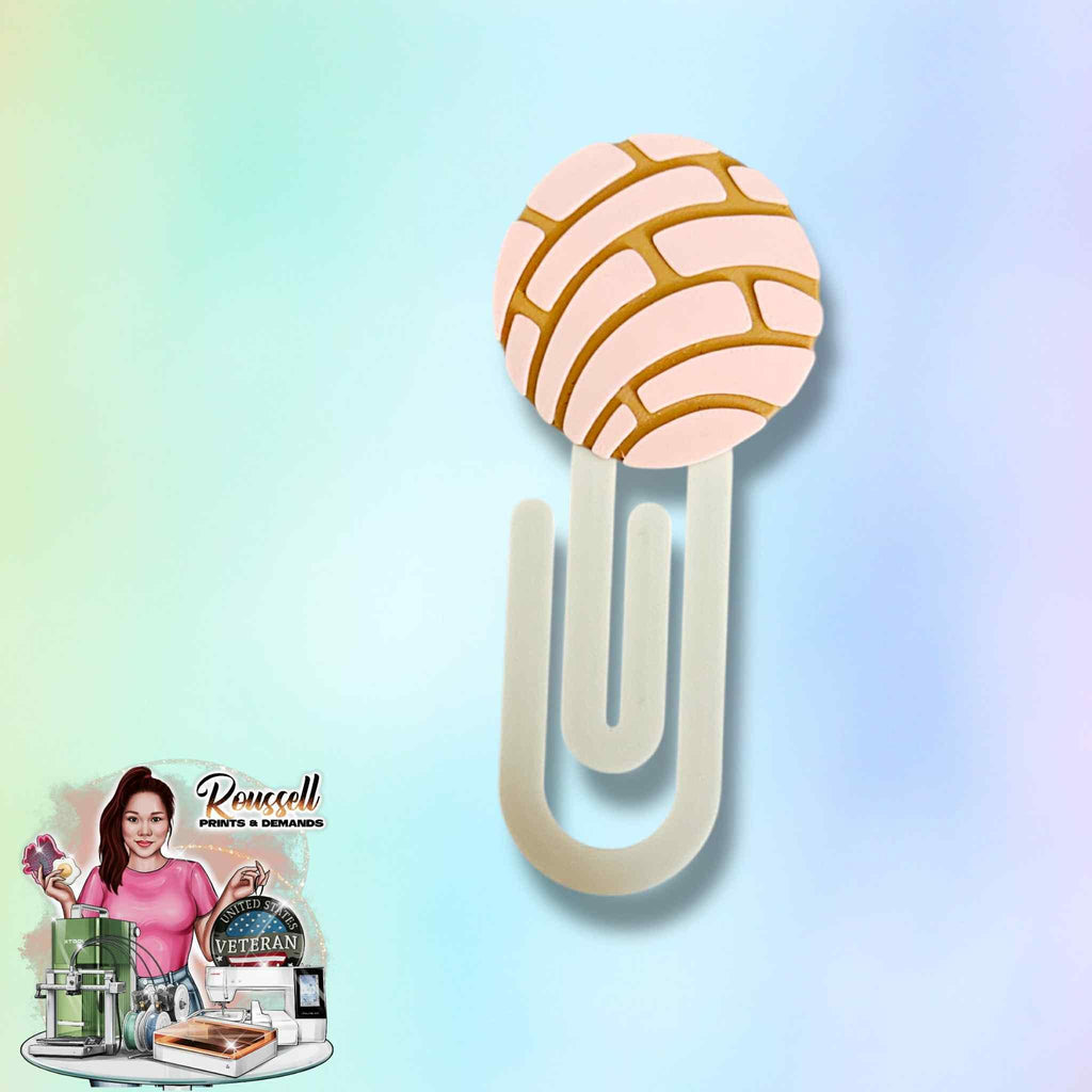 Concha 3d printed paper clip | 3d bookmark