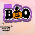 Boo Pumpkin Freshie Mold / Molder