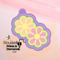 Retro Flowers Freshie Silicon Mold / Molder