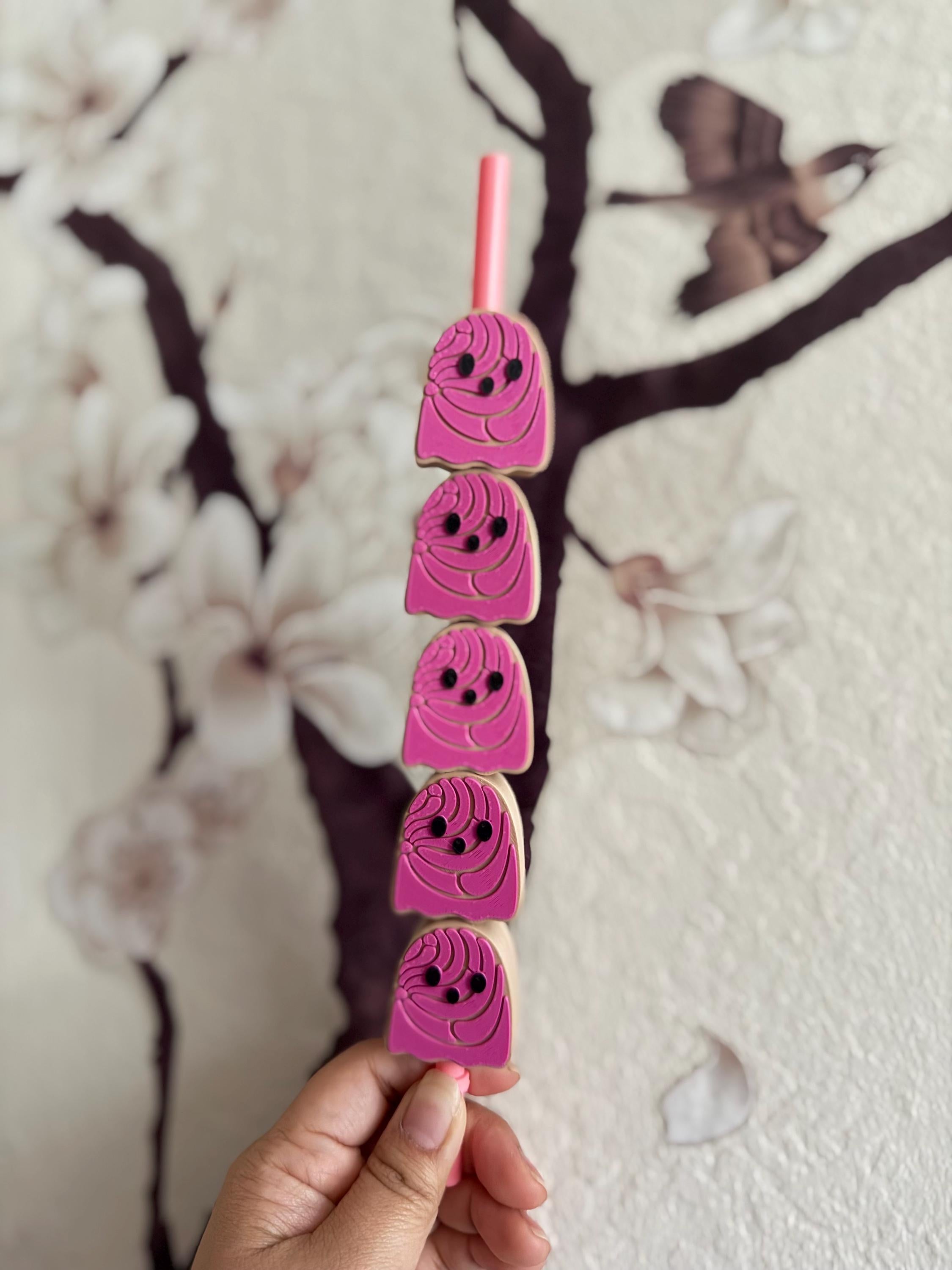 Ghost  Concha straw topper . Stanley topper