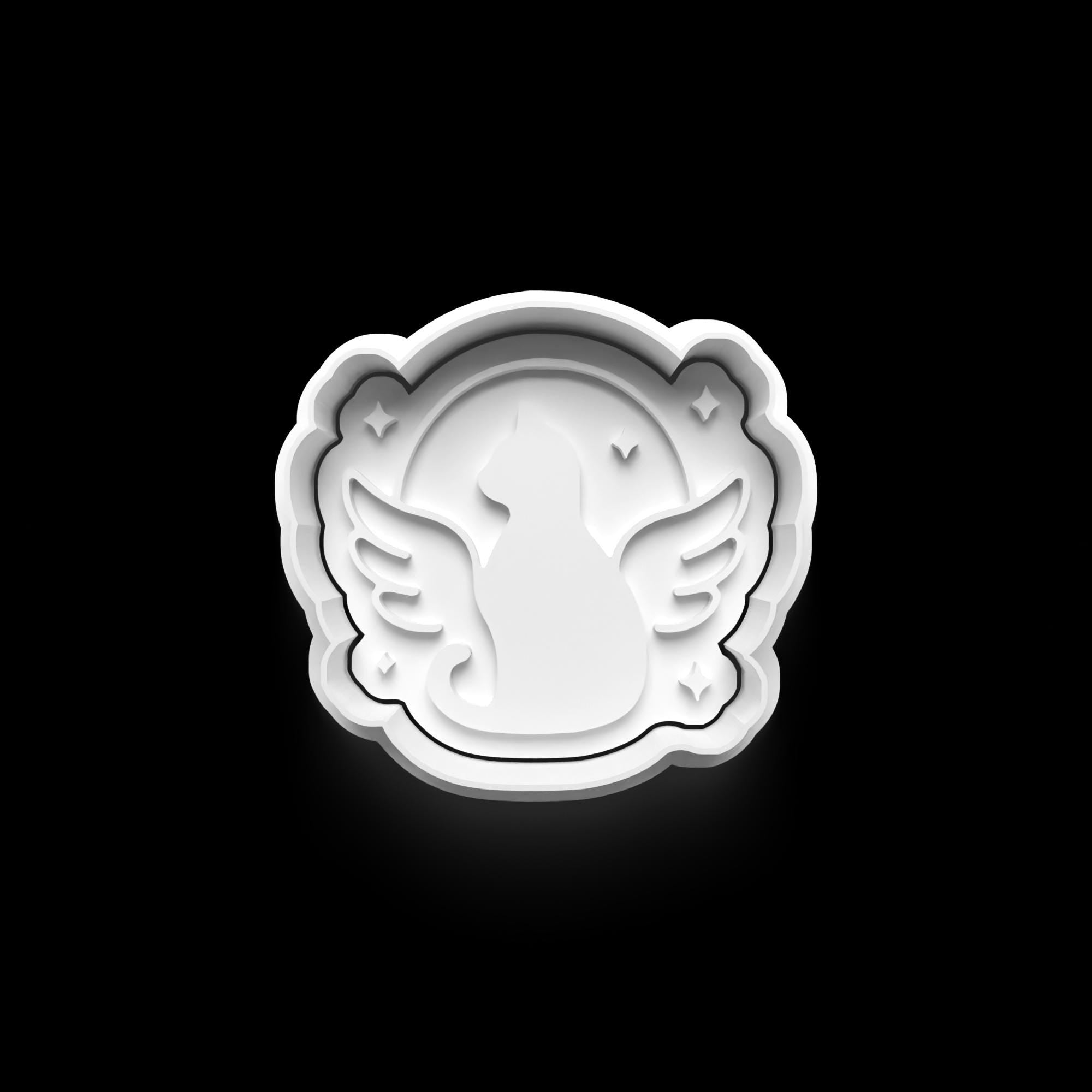 Cat Memory Cookie Cutter: 3D Printed Fondant Clay Cutter