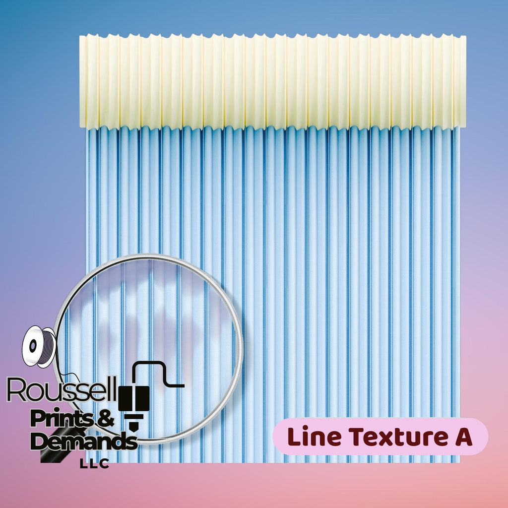 Line Texture A Roller 3d printed