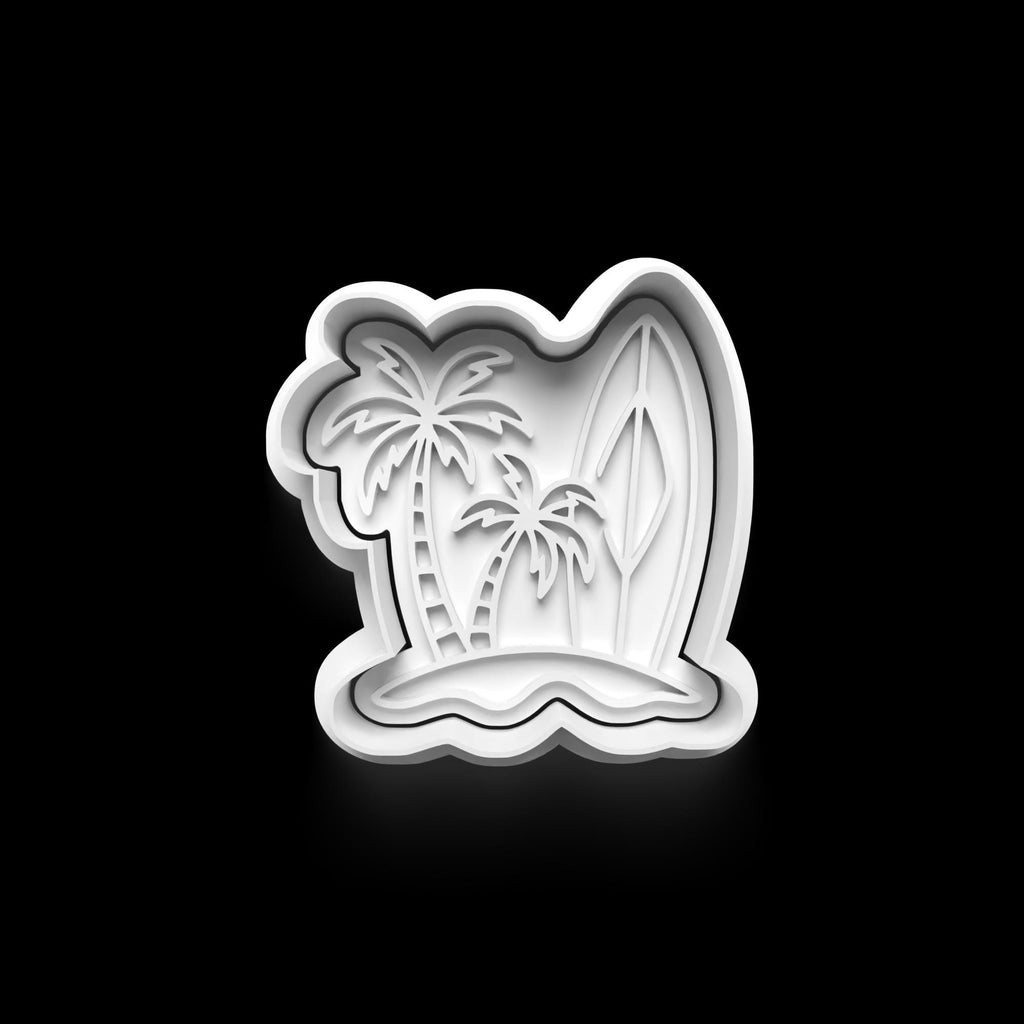 Hawaii Cookie Cutter: 3D Printed Fondant & Clay Cutter