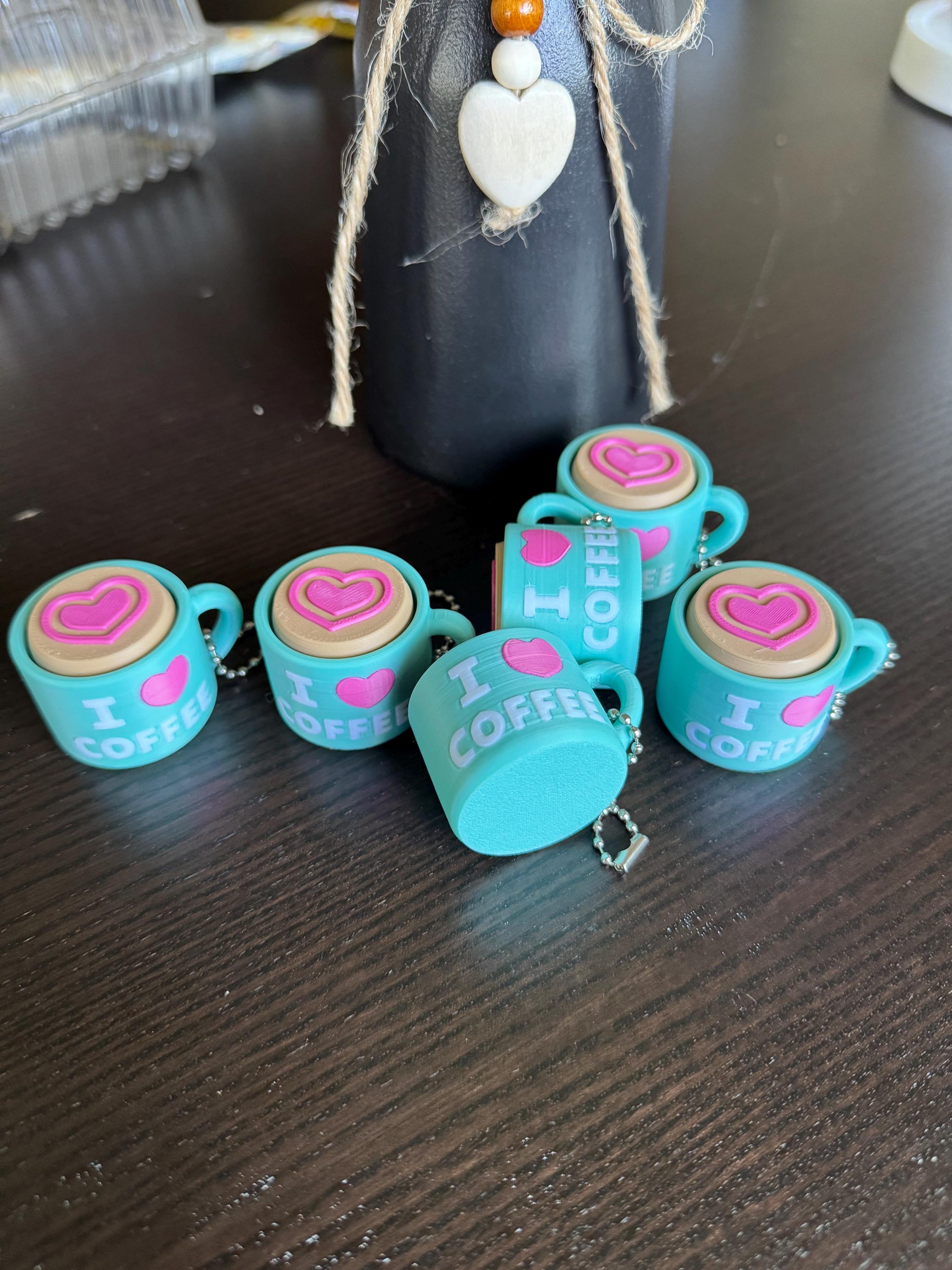 I love coffee   Clicker | Clickers keychain|