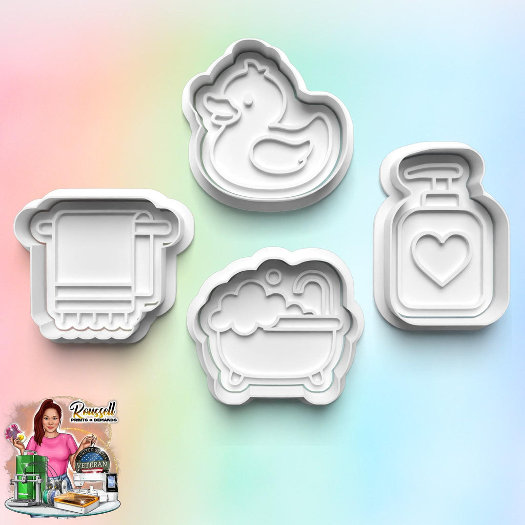 BATH Theme: 3D Printed Fondant, Clay Cutter, Cookie cutter