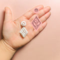 Rose Stamp Earring Clay Cutter, Spring Clay Cutters,