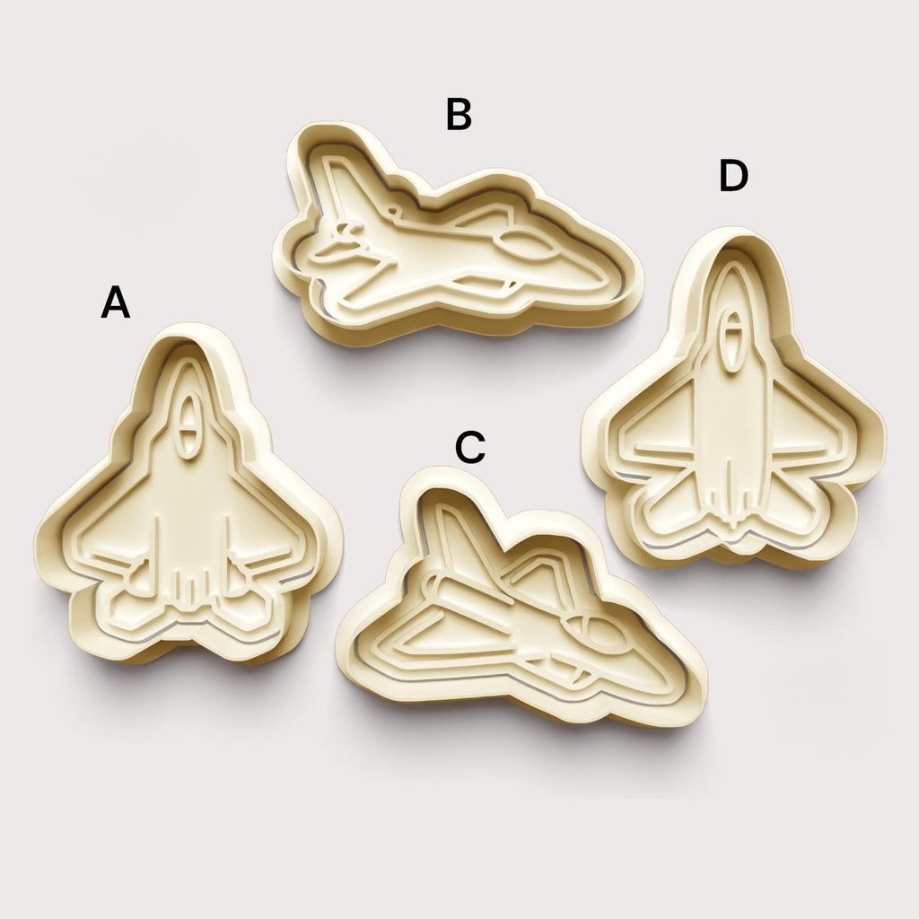 Jets Theme Cookie Cutter: 3D Printed Fondant Clay Cutter