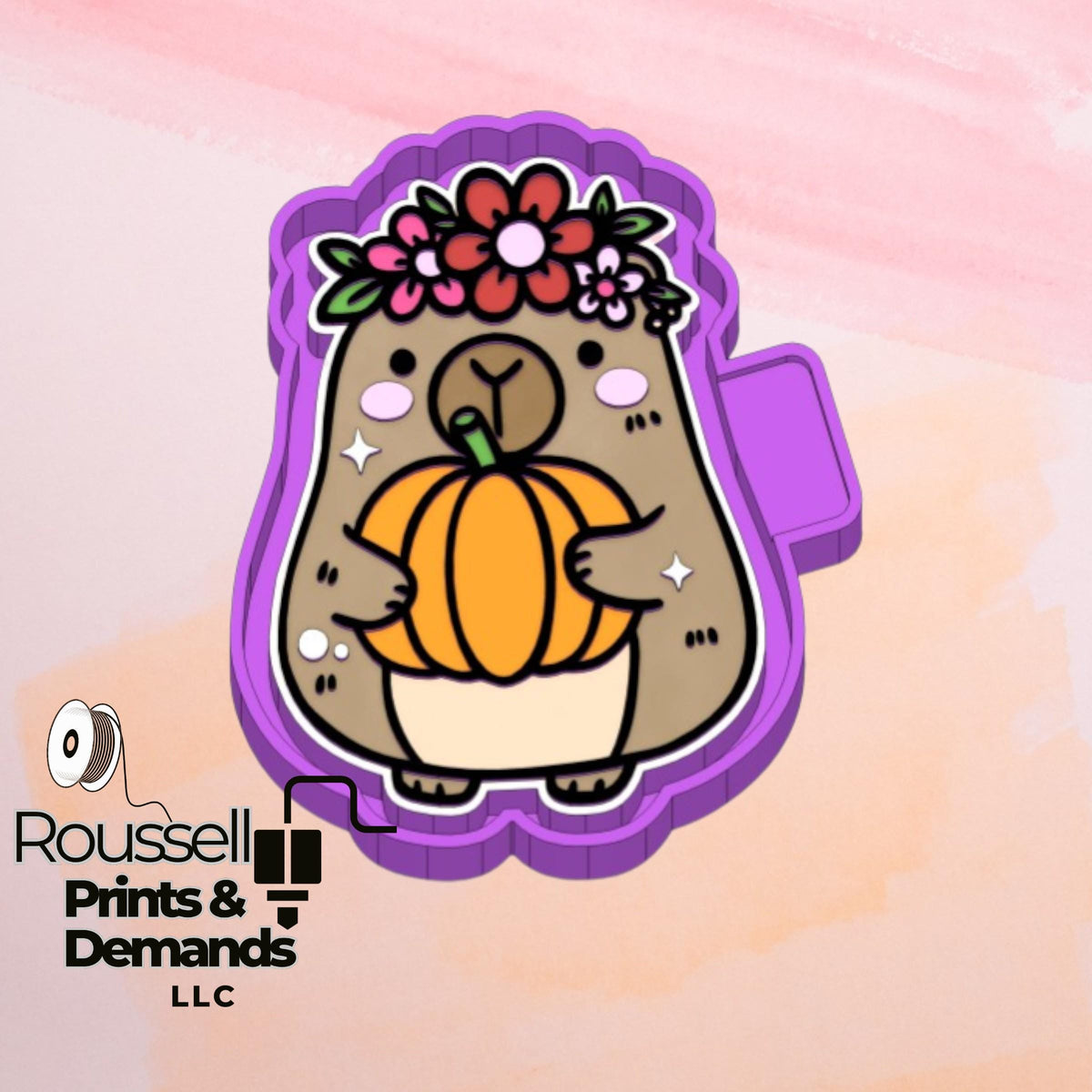 Capybara Pumpkin Freshie Mold / Molder