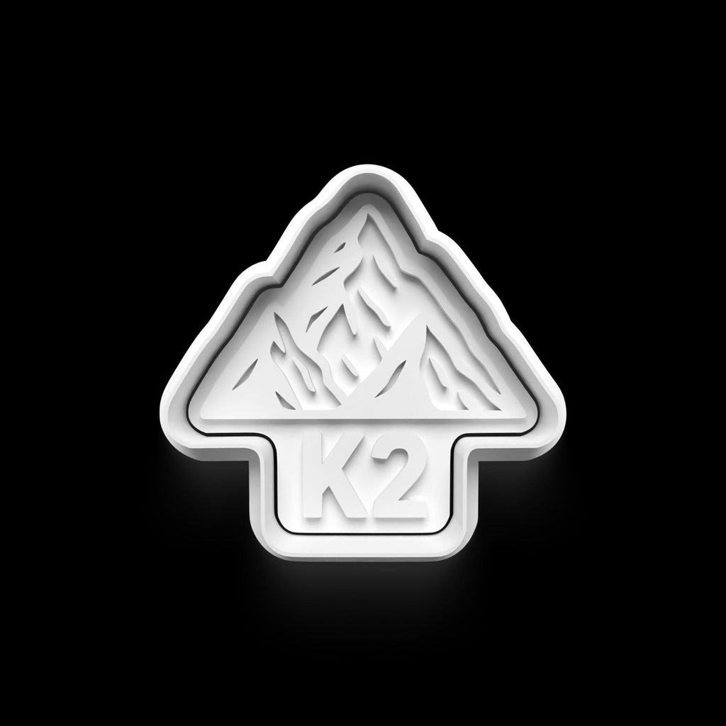 Mountain Cookie Cutter: 3D Printed Fondant & Clay Cutter