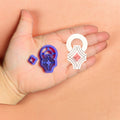 Elf Style Polymer Clay Earring Cutter: Precious Stone Design
