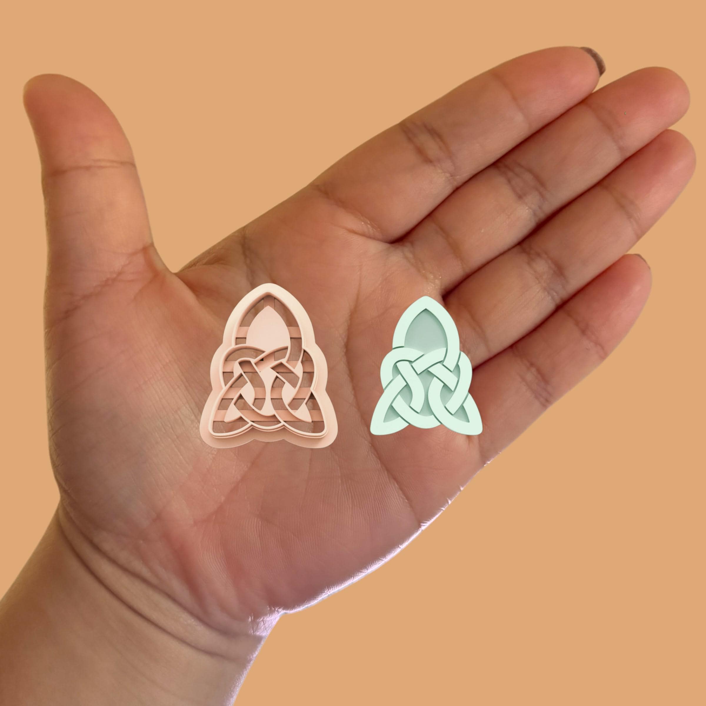 Celtic Knot Earring D polymer clay cutter