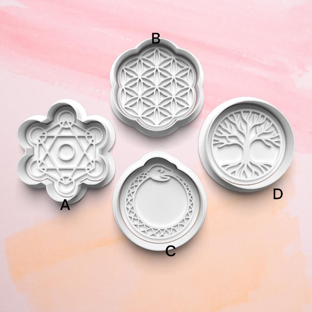Esoteric Geometry Cookie Cutter: 3D Printed Fondant & Clay Cutter