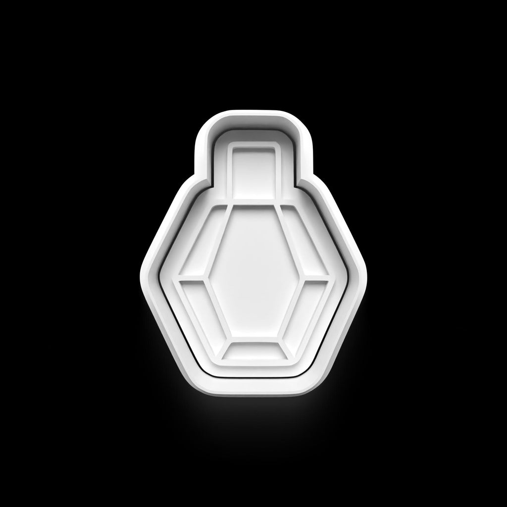 Perfume Theme: 3D Printed Fondant, Clay Cutter Cookie cutter