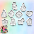Christmas Cookie Cutter: 3D Printed Fondant Clay Cutter