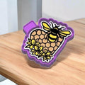 Heart Honey comb Freshie Mold/ 3d molder