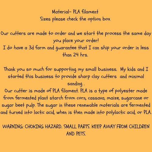 3D Clover Polymer clay cutter