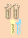 Moon and Star Bookmark Clay Cutter: PLA Filament (50-75 MM)