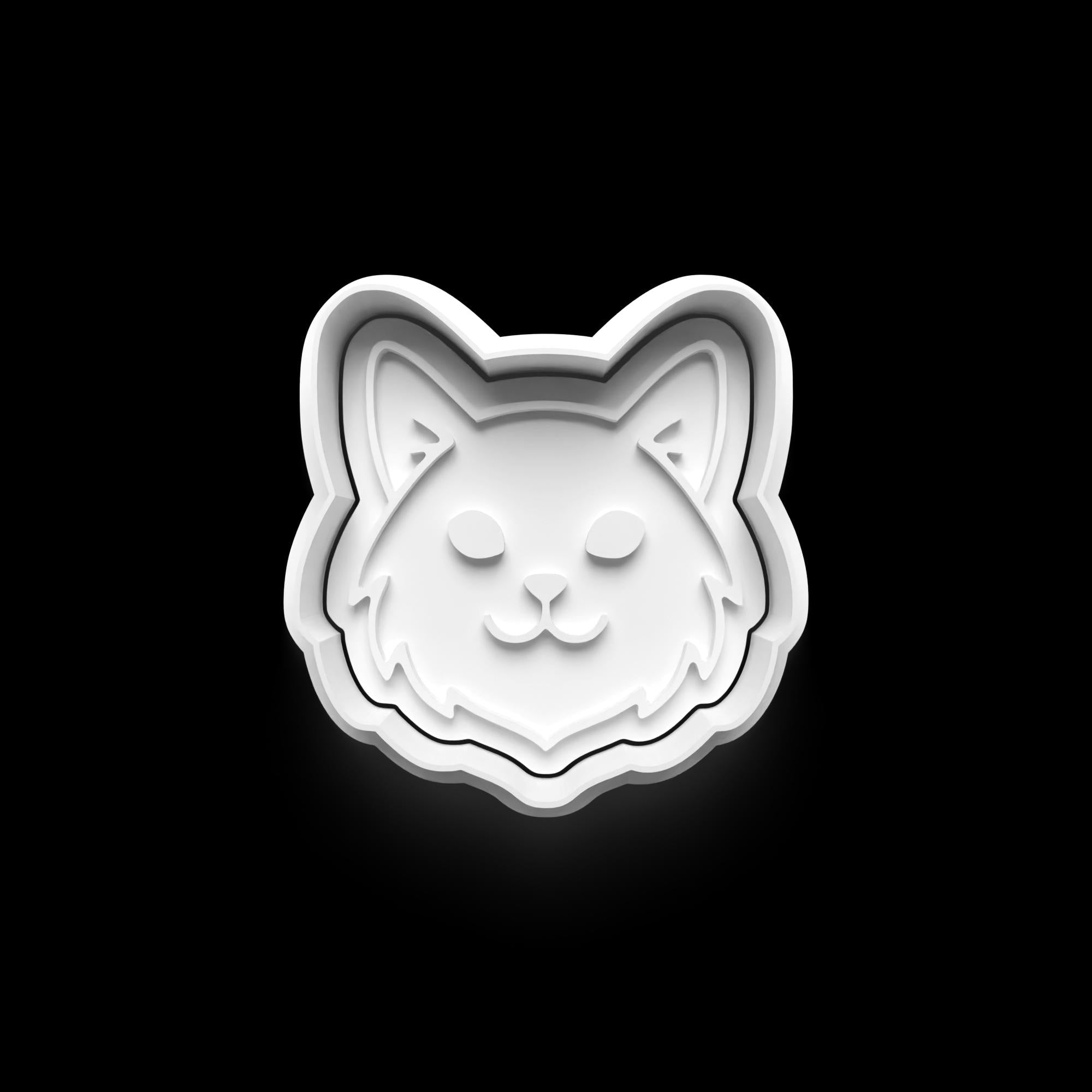 Cat Theme: 3D Printed Fondant , Clay Cutter, Cookie cutter