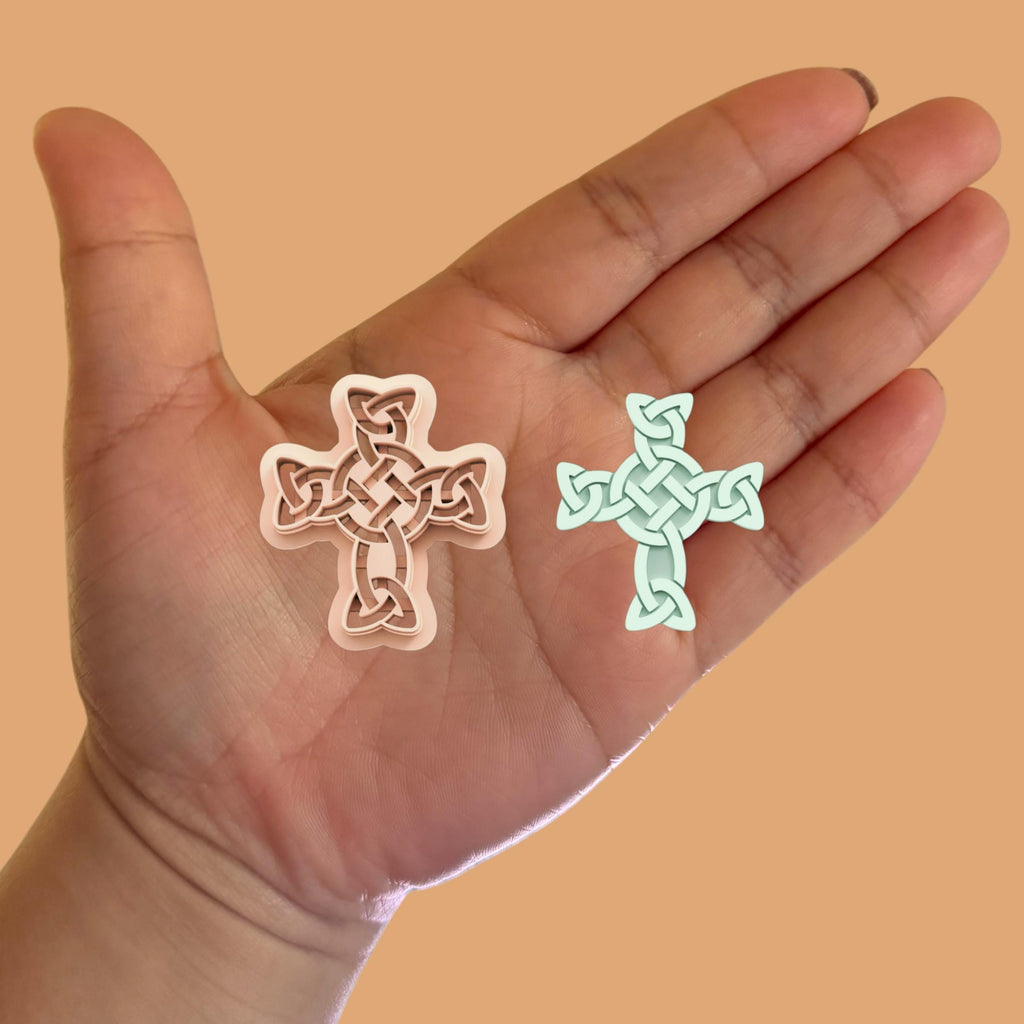Cross Celtic Knot Earring