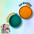 Smiley with heart Silicon Mold / Molder