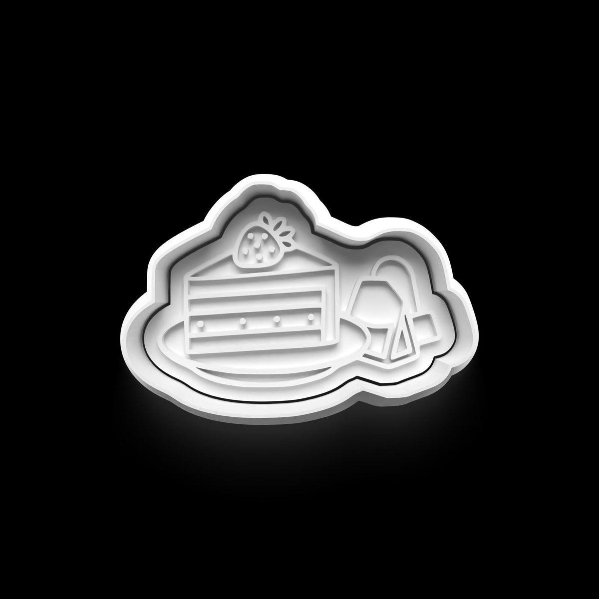Afternoon Tea Theme: 3D Printed Fondant , Clay Cutter Cookie cutter