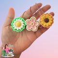Flower clickers keychain , fidget clicker, Stress reliever