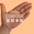Art Deco Earring Pack with Precious Stones A Polymer clay cutter