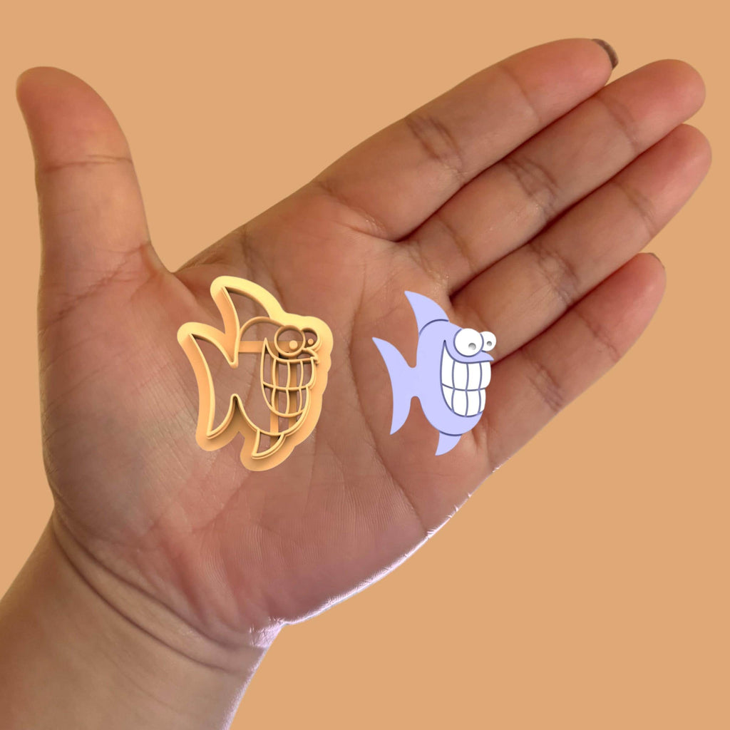 Funny Fish Earring Clay Cutter