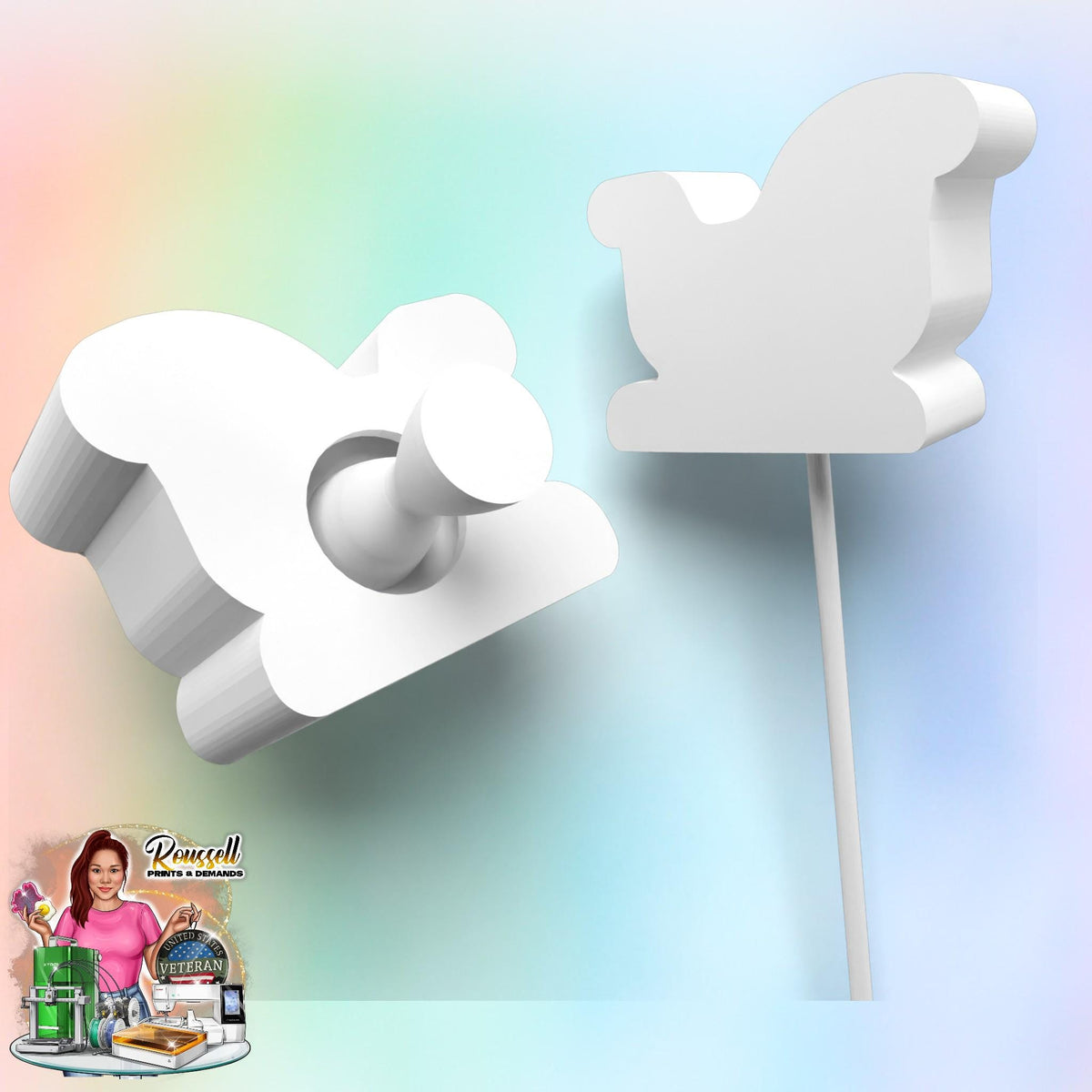 Christmas Theme Cake pop mold 3d printed