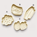 Dino Cookie Cutter: 3D Printed Fondant & Clay Cutter