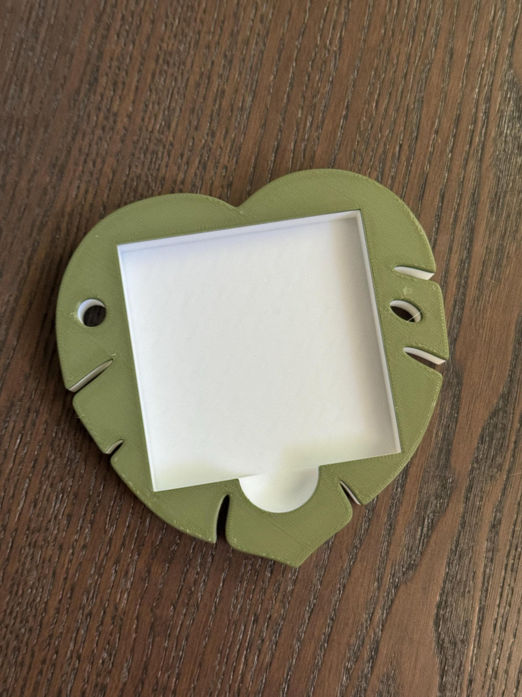 BOHO Leaf Sticky Note Holder 3d printed no resin added